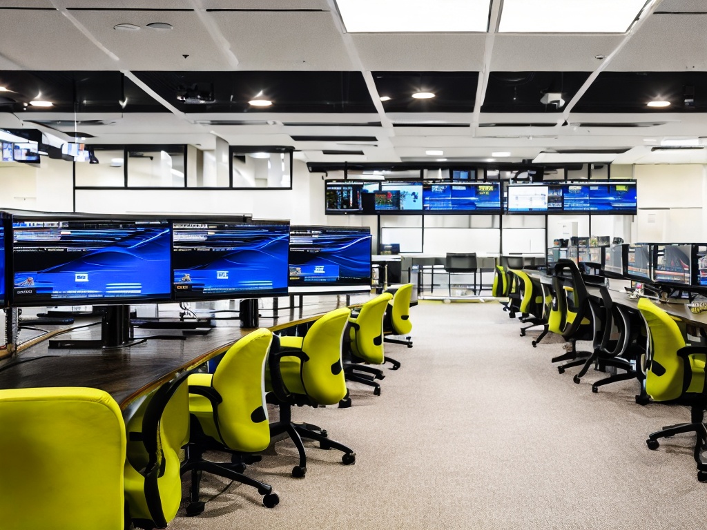 RAW photo, a modern workspace with multiple computer screens displaying network monitoring software and HTTP proxy configurations, ambient lighting with a focus on the screens, 8k UHD resolution, high-quality image with a subtle film grain effect, Fujifilm XT4