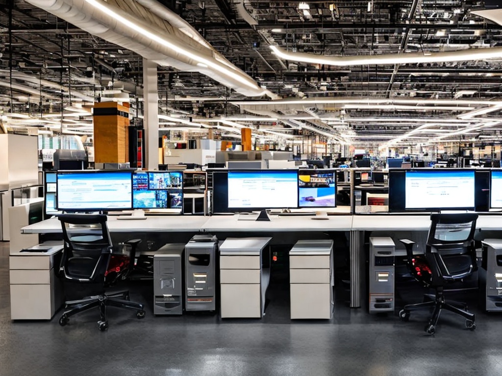 RAW photo, a high-tech computer workstation featuring multiple monitors displaying network configurations and SOCKS5 server connections, sleek modern design, ambient LED lighting, 8k uhd, high quality, realistic photo, film grain, Fujifilm XT3