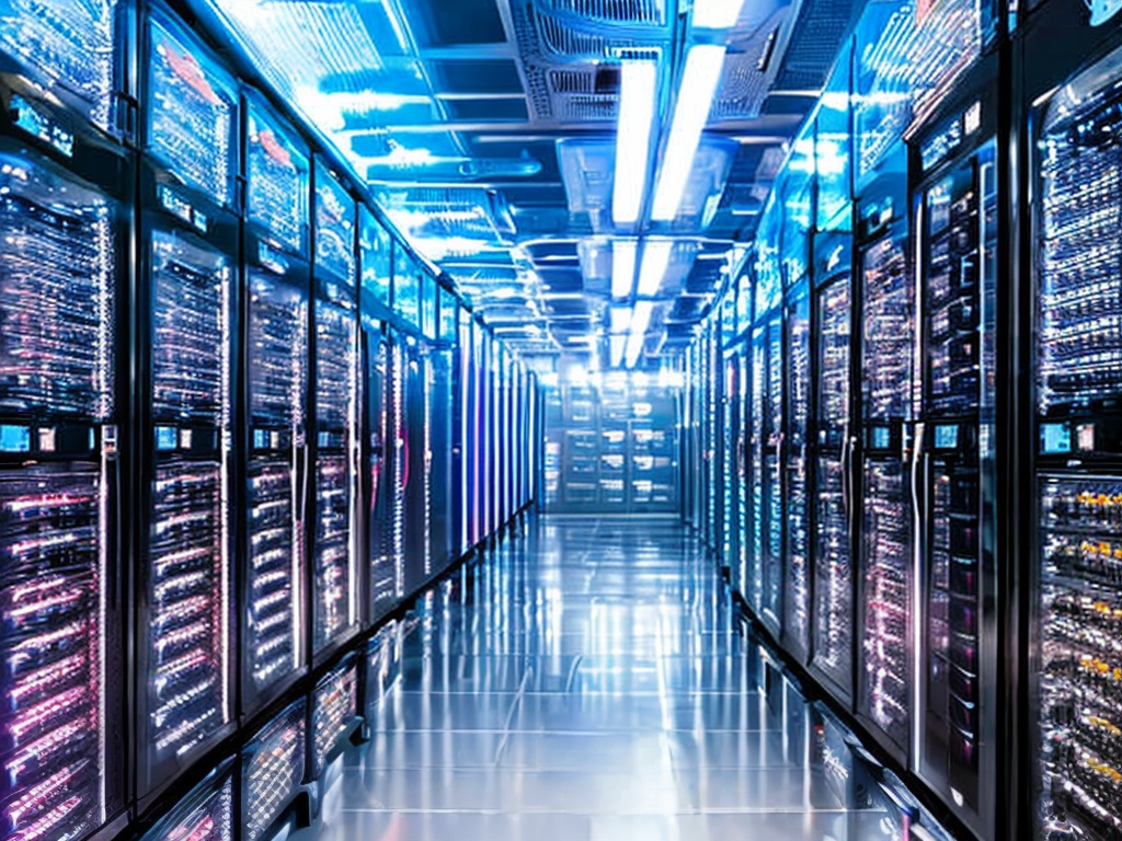 RAW photo, an abstract representation of a server room with illuminated cloud storage icons, emphasizing the concept of proxy cloud services, dramatic lighting, 8k uhd, high resolution, realistic photo, subtle film grain, Fujifilm XT4