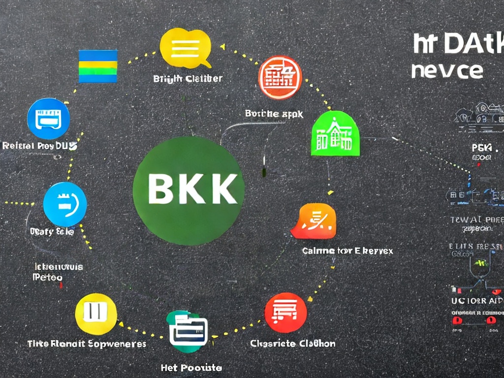 RAW photo, an infographic-style image showing the flow of data through an HTTP proxy server, with digital elements and a modern aesthetic, bright colors against a dark background, 8k UHD resolution, capturing a vivid and detailed image with a high-quality DSLR camera