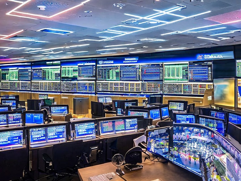 RAW photo, an intricate view of a network operations center with servers and technology focused on proxy functionalities, including Chinese cybersecurity elements, capturing the complexity of data flows, high dynamic range, 8k UHD, professional quality