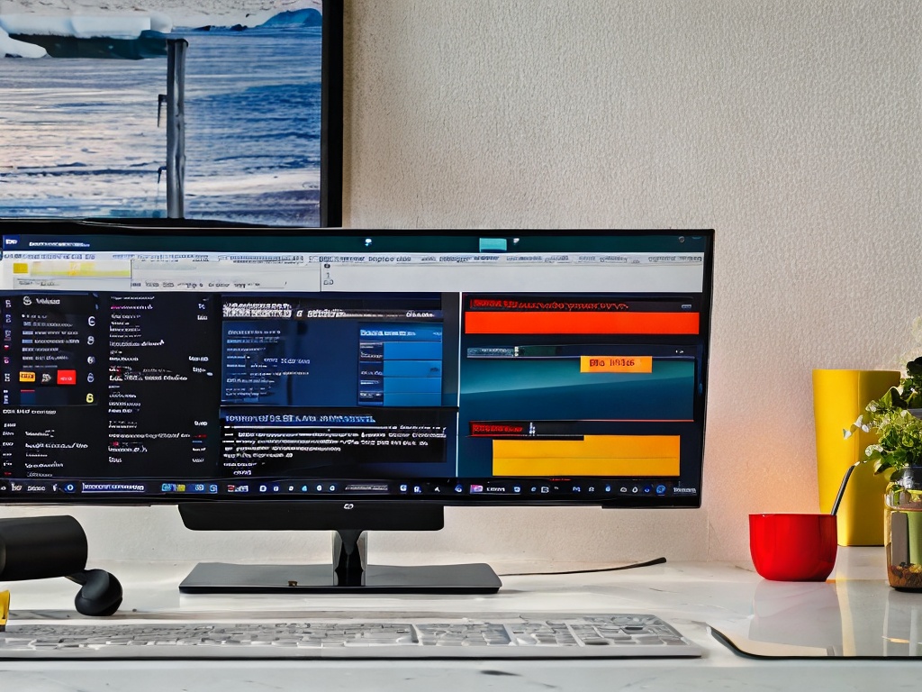 RAW photo of a computer screen showcasing a Windows application for configuring proxy settings, with a focus on the settings dialog, dark mode interface, and a modern, minimalistic desk environment, 8k UHD, vibrant colors, high resolution