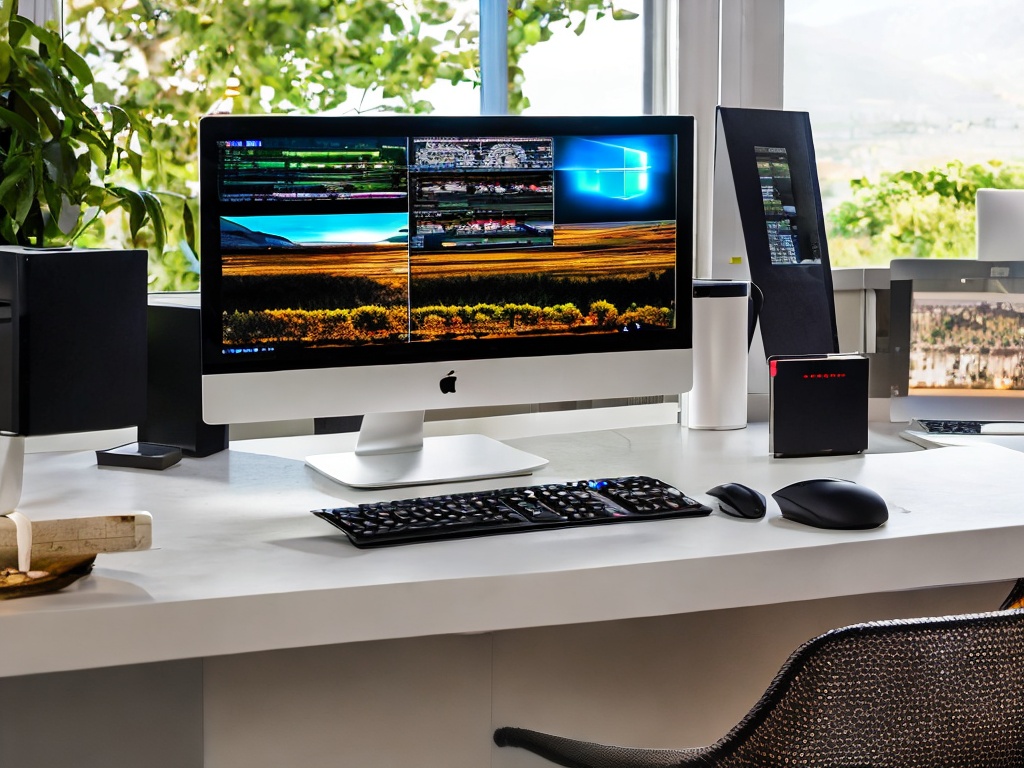 RAW photo, a modern computer workstation displaying terminal windows with code snippets for shell commands, highlighting proxy configurations, ambient lighting, with a cozy tech vibe, 8k uhd, high quality, realistic photo, film grain