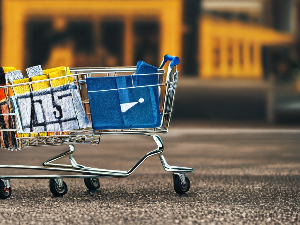 RAW photo, an abstract representation of online security with a shopping cart icon and socks5 related graphics, blending technological elements and a digital transaction theme together, soft focus background, 8k uhd, high resolution, realistic photo