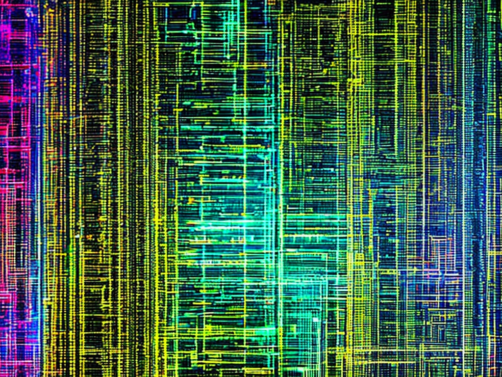 RAW photo, an abstract representation of data streams and lines of code visualizing the concept of proxy IPs and internet anonymity, with neon colors and futuristic effects, 8k uhd, high quality, vibrant details