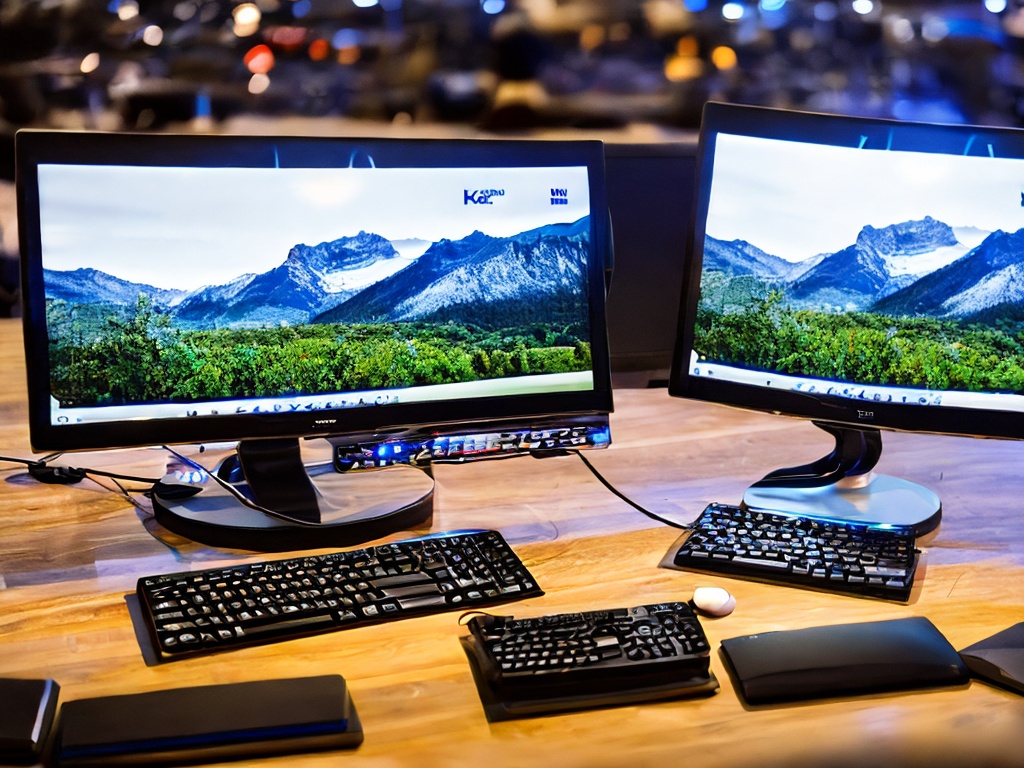 RAW photo, a computer setup displaying network monitoring software, with a screen featuring IPv4 addresses and proxy settings, ambient blue lighting, high-detail, 8k UHD, realistic photo, shot with a Canon EOS R5.