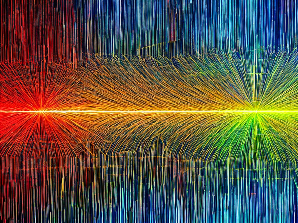 RAW photo, an abstract representation of data flow in a digital network, visualizing HTTP requests and responses with glowing network lines and data packets moving through a dark background, 8k UHD, high dynamic range, vivid colors