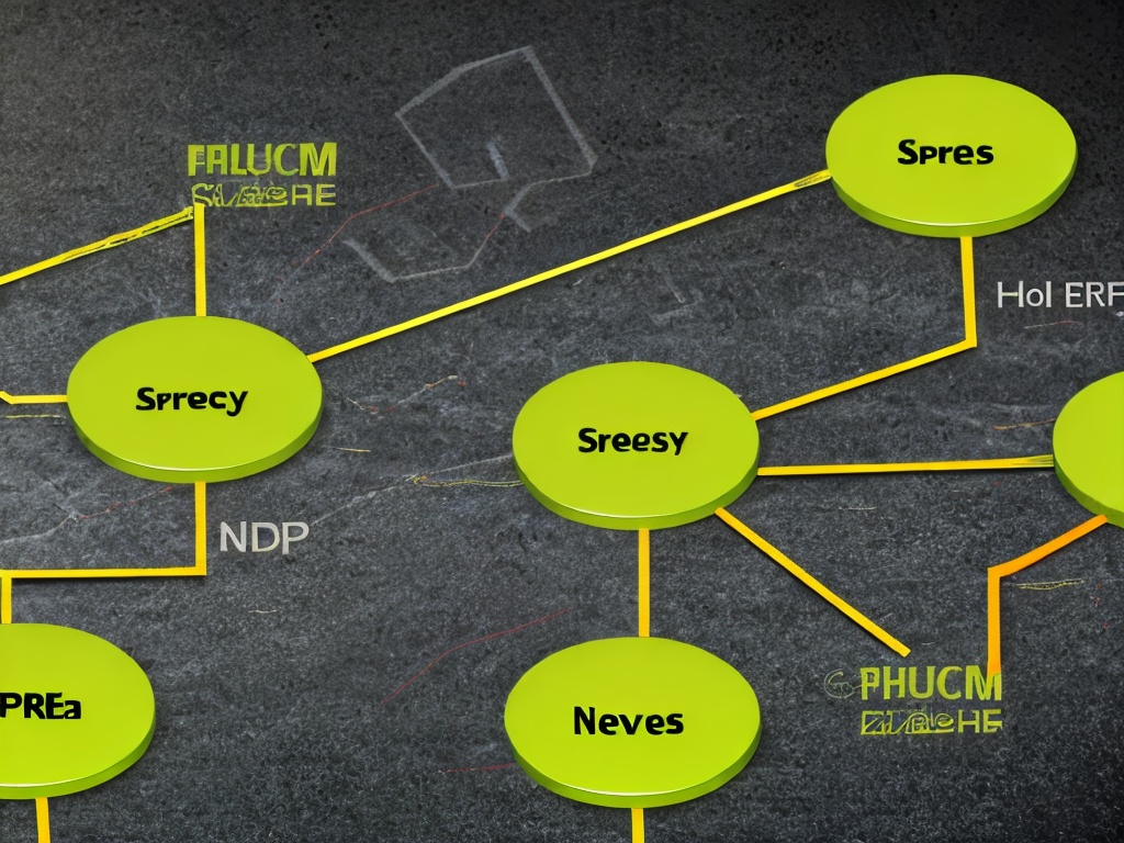 RAW photo, a tech-themed image depicting a network diagram with various servers and a proxy node connected, with a dark background and glowing lines to represent data flow, 8k UHD, high detail, realistic image, suitable for tech articles or discussions