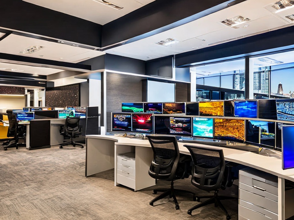 RAW photo, a sleek workspace featuring multiple monitors displaying various proxy server configurations on Windows, focusing on the technical details, high dynamic range lighting, 8k UHD, high quality, realistic photo, shot with a professional camera.