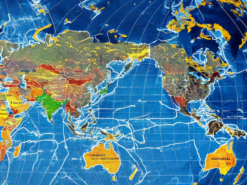 RAW photo, a close-up shot of a computer screen showing a global map with proxy server locations highlighted in China, emphasizing connectivity and technology, soft ambient lighting, 8k UHD resolution, high quality, realistic photo, film grain