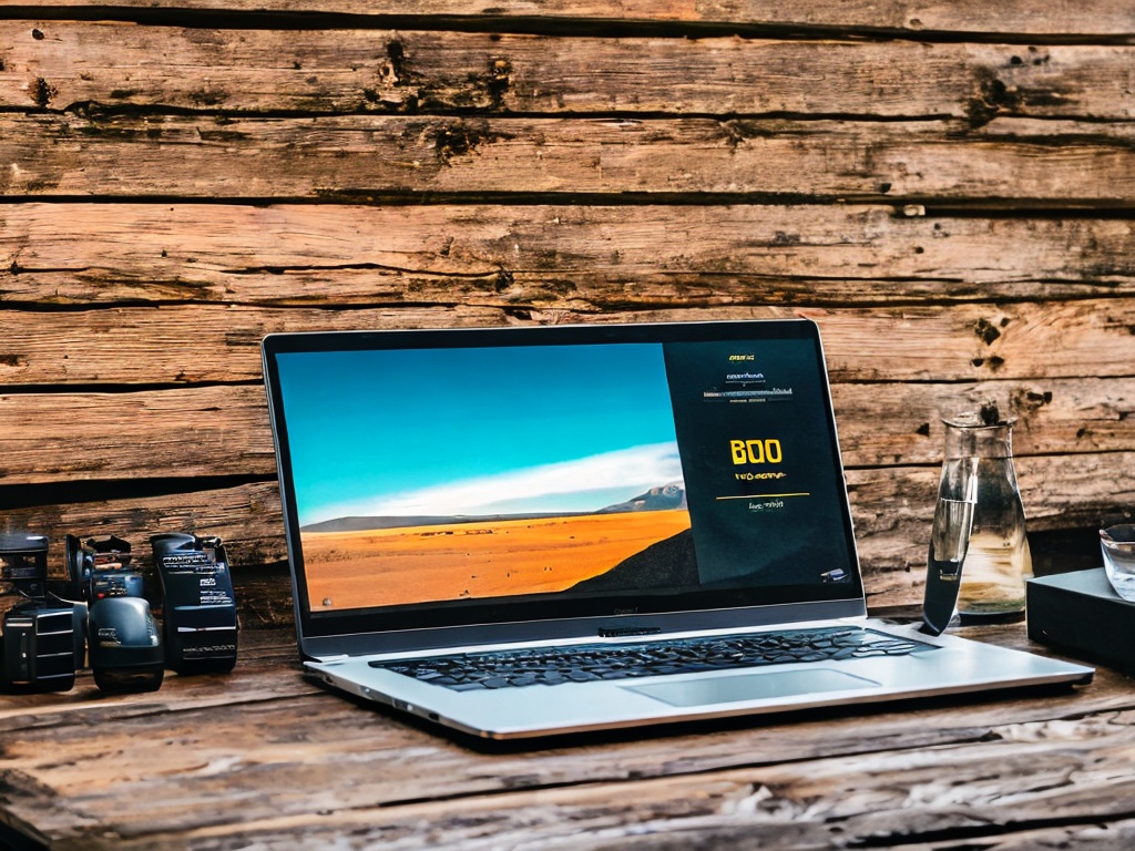 RAW photo, an open laptop displaying network tools and HTTP Proxy configurations, set on a wooden desk, ambient lighting, 8k UHD resolution, high quality, maintaining a realistic and professional vibe, emphasizing the intricate details of the screen