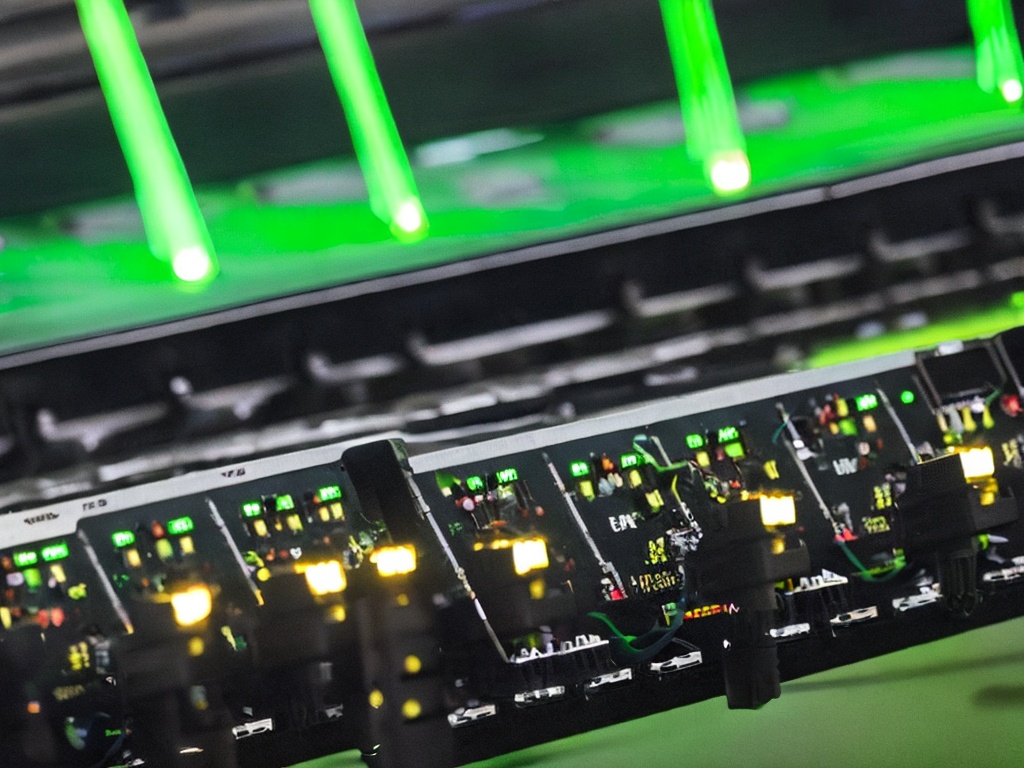 RAW photo, a close-up of a network router with glowing lights indicating activity, cables neatly arranged, a high-tech environment showcasing cybersecurity tools, soft green lighting, 8k UHD, high-resolution, detailed image with a DSLR camera