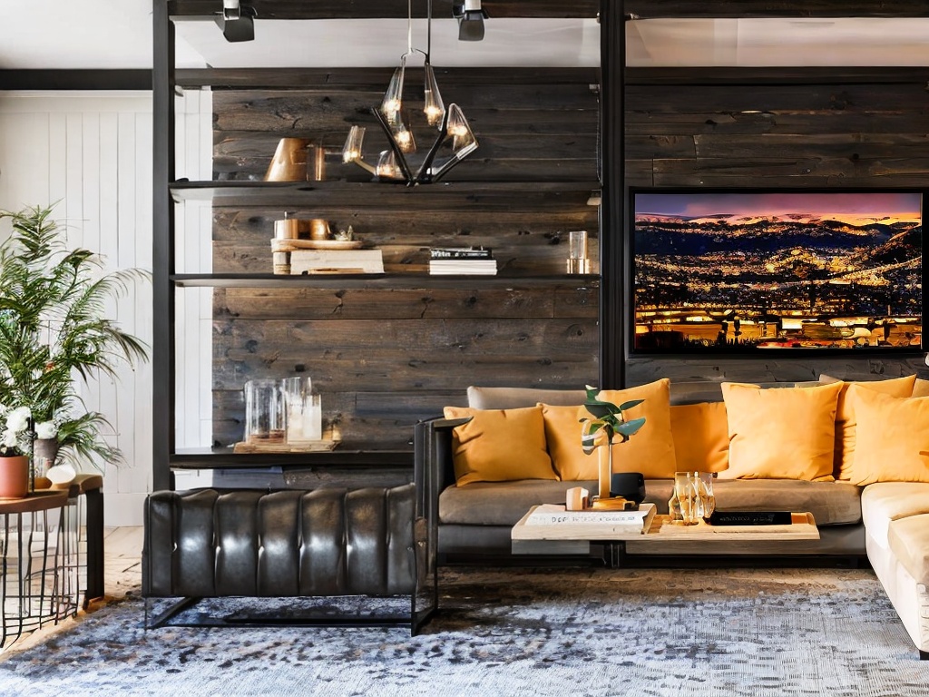 RAW photo, a cozy living room with visible networking equipment like a router and modem, emphasizing a strong internet connection concept, warm lighting, 8k UHD resolution, realistic photo with a high-quality DSLR camera