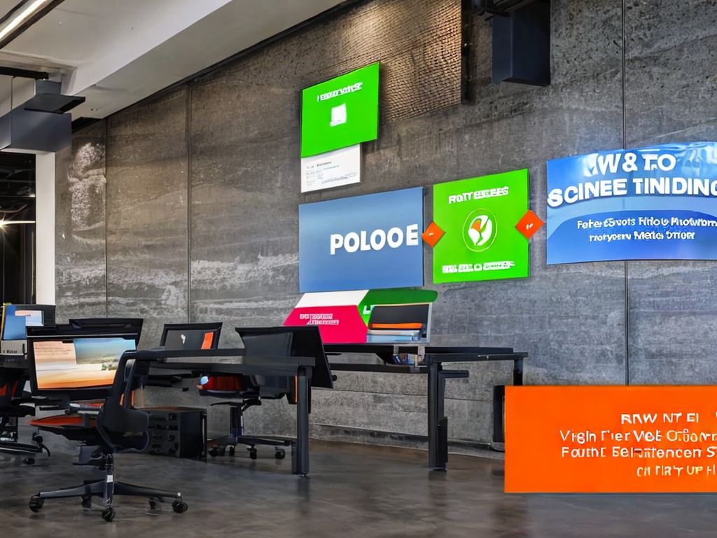 RAW photo, an infographic-style visual representation of the relationship between IP services and web crawler efficiency, with vivid colors and details on proxy services, set against a modern office background, high quality, 8k UHD, realistic style