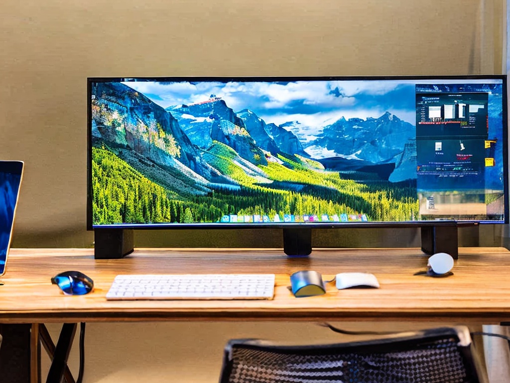 RAW photo, a computer setup on a desk displaying code running on a monitor, symbolizing the concept of overseas proxy IP, with soft diffused lighting to enhance the tech essence, 8k uhd, high quality, vibrant colors, film grain, captured with a high-resolution camera