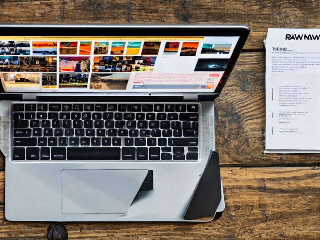 RAW photo, an open laptop on a sleek desk showing a website that lists various proxy IP packages and their prices, surrounded by tech gadgets, warm natural lighting, 8k uhd, high resolution, realistic photo