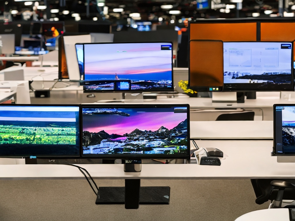 RAW photo, an advanced computer workstation setup with multiple screens displaying various proxy IP configurations and analytics in real-time, warm yet focused lighting, high detail, 8k UHD, showcasing the technical aspects in a modern workspace, Fujifilm XT4