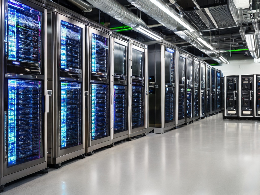 RAW photo, a stylized shot of a data center with servers in the background and a digital display showcasing active proxy connections, vibrant LEDs illuminating the scene, 8k UHD resolution, capturing a vivid and detailed image with a high-quality DSLR camera